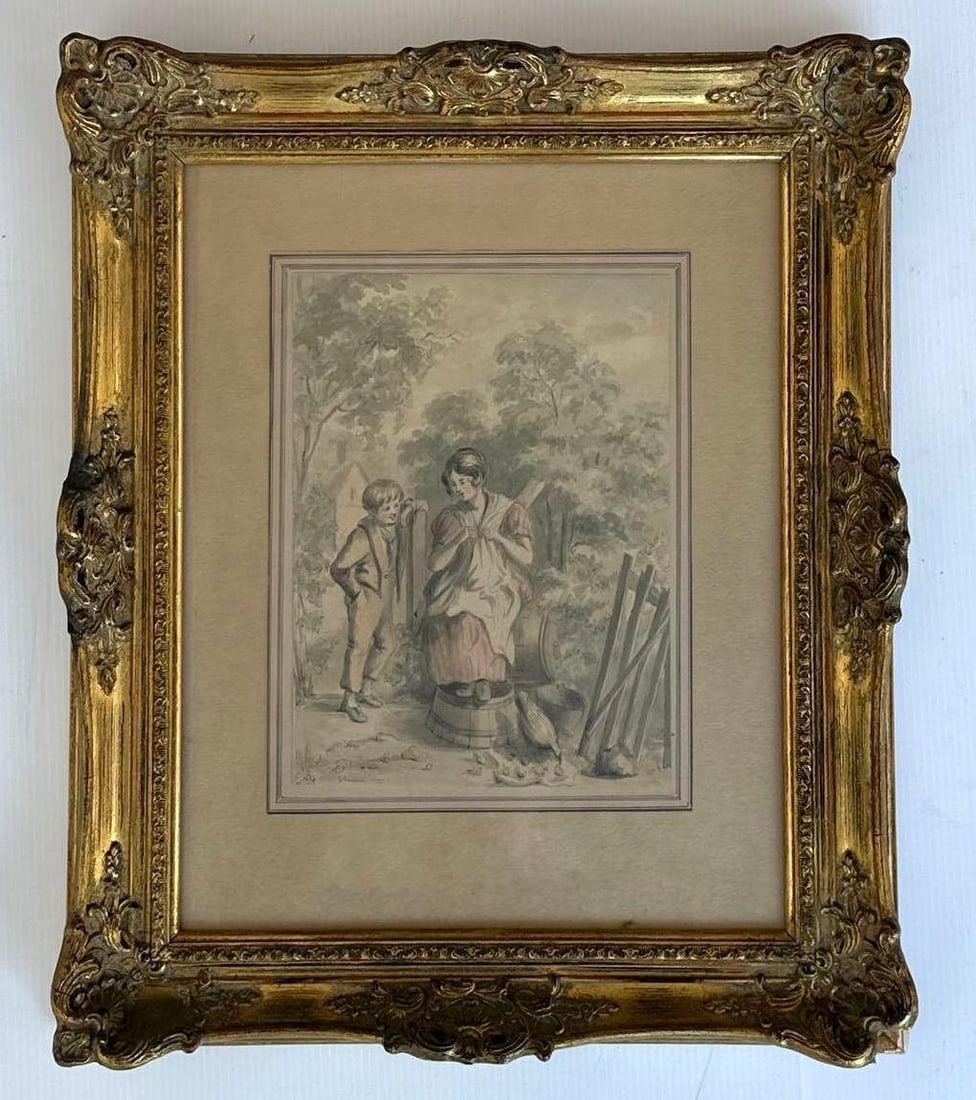 19TH CENTURY ENGLISH SCHOOL WATERCOLOR (1 of 6)
