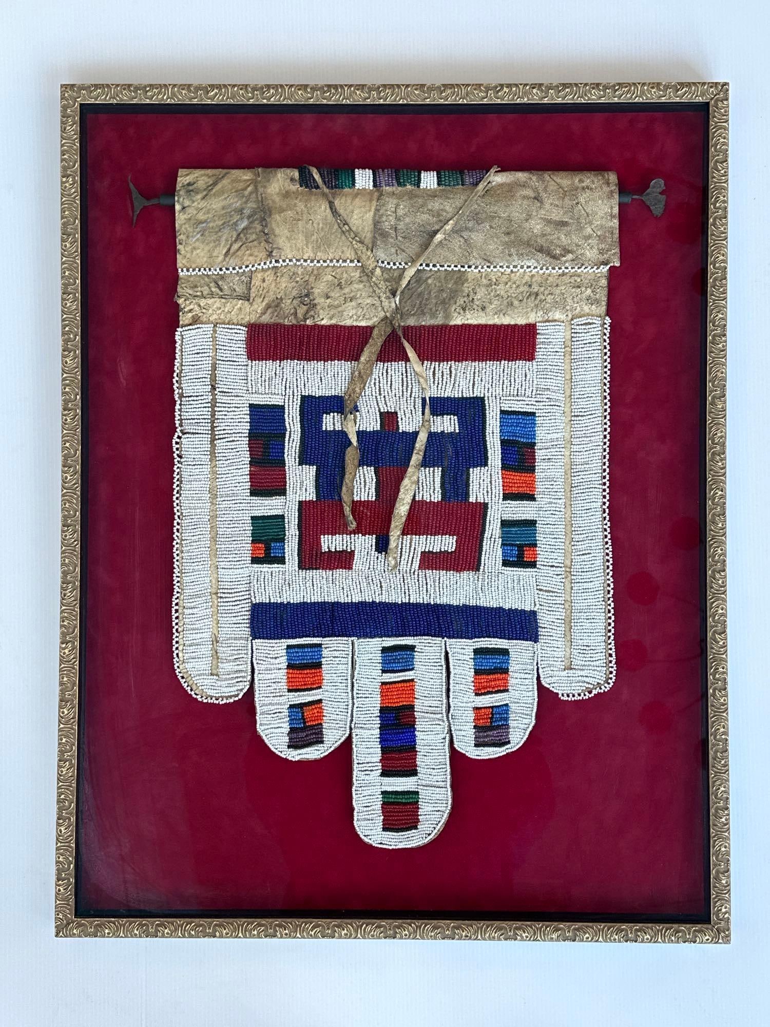 VINTAGE NDEBELE WEDDING APRON (IJOGOLO) - SOUTH AFRICAN BEADED LEATHER GARMENT (1 of 7)