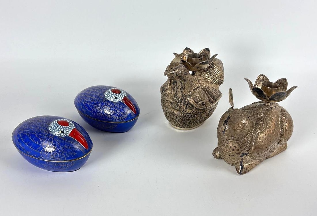 CURIOUS LOT OF SOUTH EAST ASIAN CAMBODIAN DECORATIVE AND FUNCTIONAL OBJECTS (1 of 9)