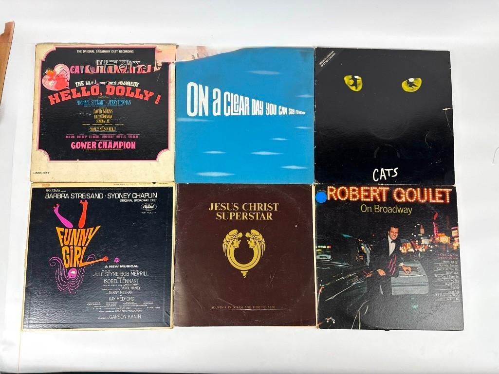 VINTAGE BROADWAY CAST RECORDING VINYL ALBUM LOT BARBRA STREISAND CATS (1 of 2)
