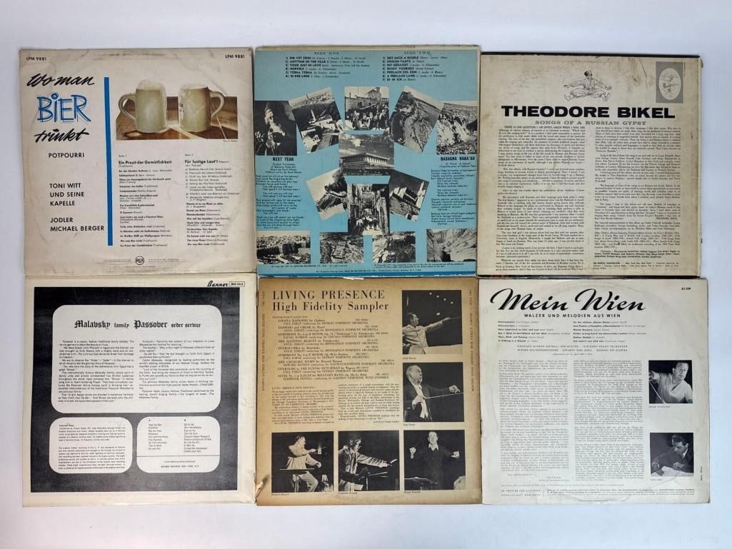 VINTAGE INTERNATIONAL AND WORLD MUSIC VINYL RECORD LOT THEODORE BIKEL TONI WITT - 2