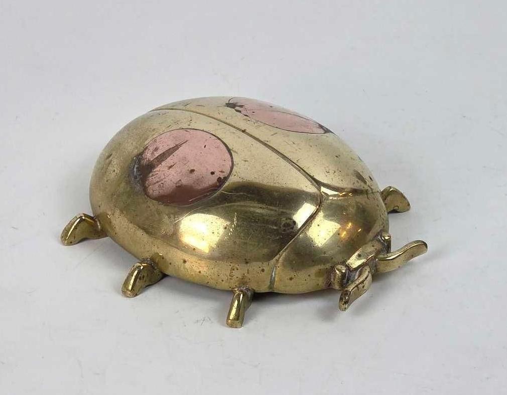 VINTAGE MCS SOLID BRASS AND COPPER LADYBUG (1 of 12)