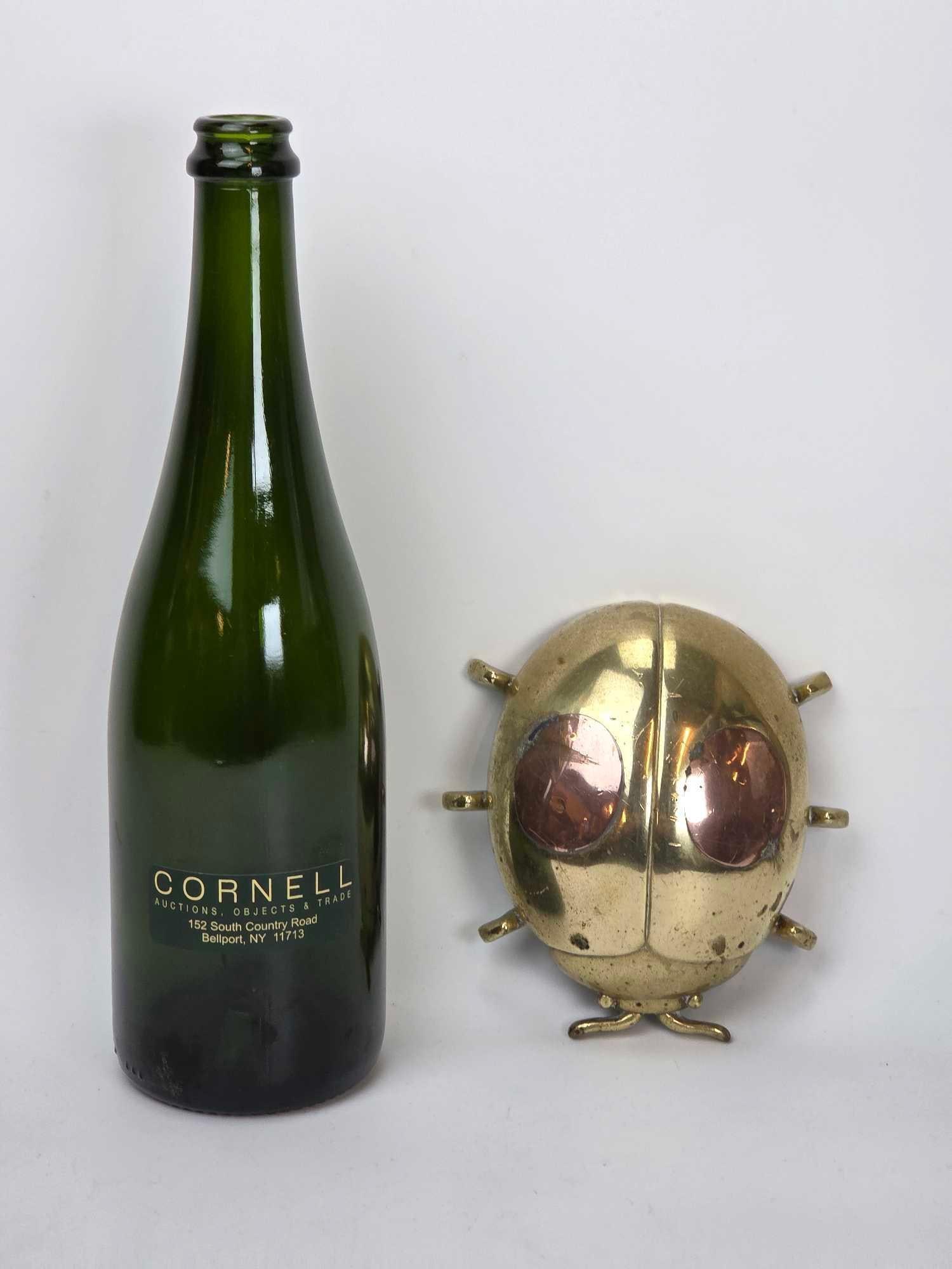 VINTAGE MCS SOLID BRASS AND COPPER LADYBUG - 2