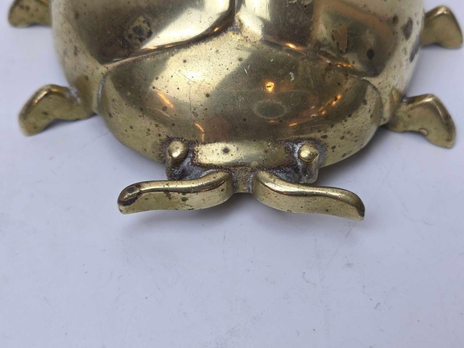 VINTAGE MCS SOLID BRASS AND COPPER LADYBUG - 6