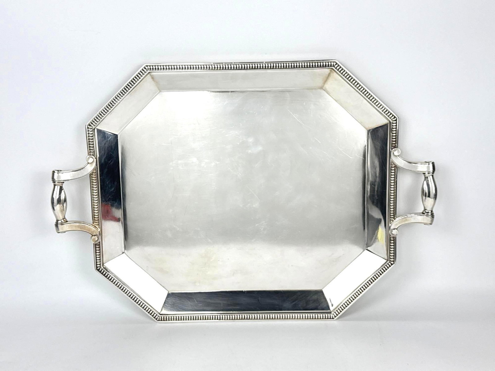 CHRISTOFLE GALLIA SILVER-PLATED ART DECO SERVING TRAY (1 of 11)