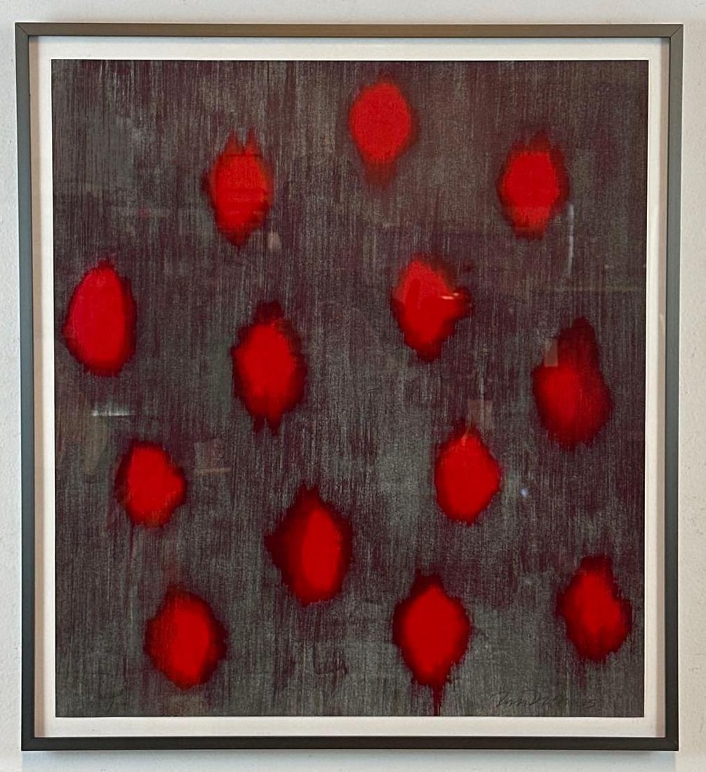 ROSS BLECKNER THROBBING HEARTS SIGNED NUMBERED SCREENPRINT (1 of 7)