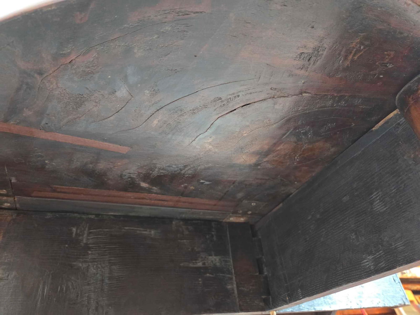 ANTIQUE DROP LEAF GATE LEG TABLE - 18