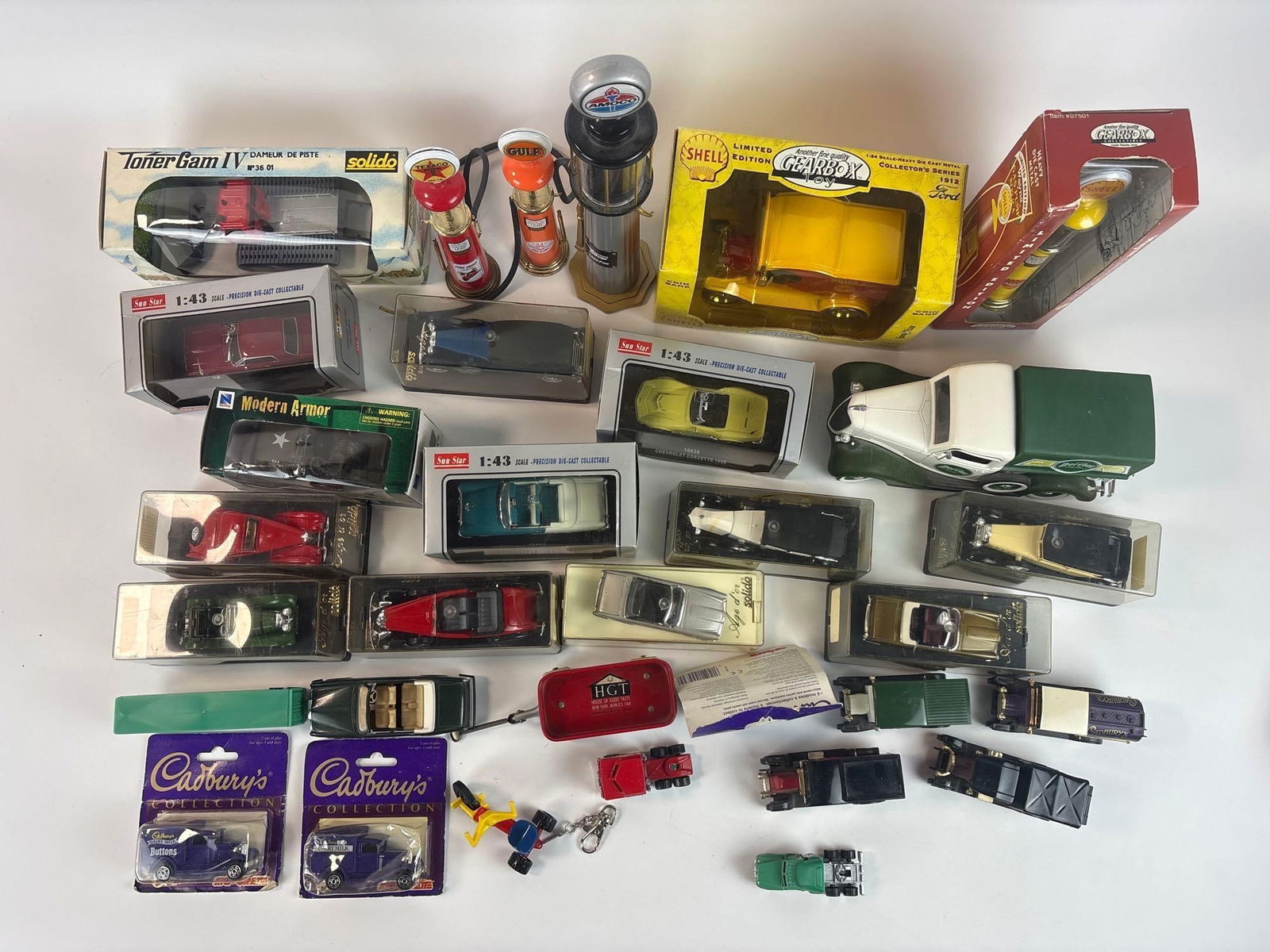 SOLIDO, SUN STAR, GEARBOX, LLEDO VINTAGE DIECAST CAR LOT (1 of 7)