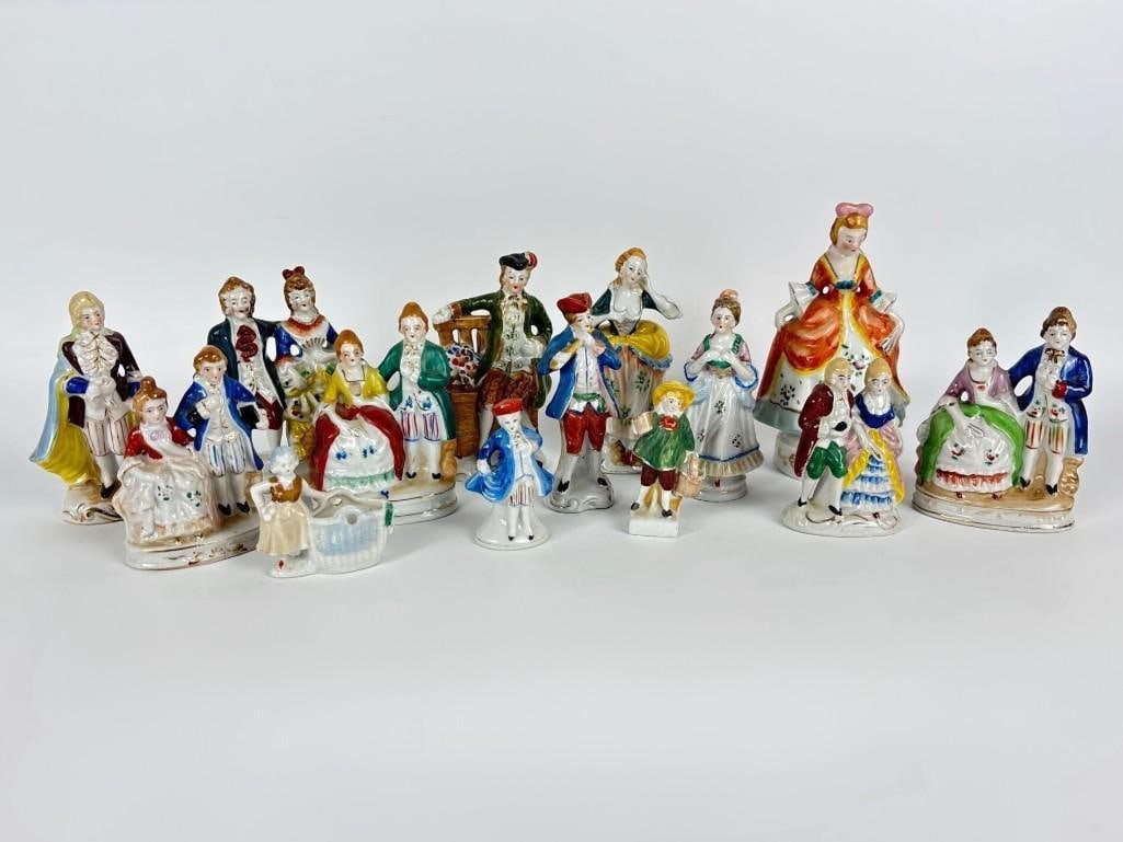 LOT OF 14 VINTAGE MADE IN OCCUPIED JAPAN PORCELAIN FIGURINES (1 of 10)