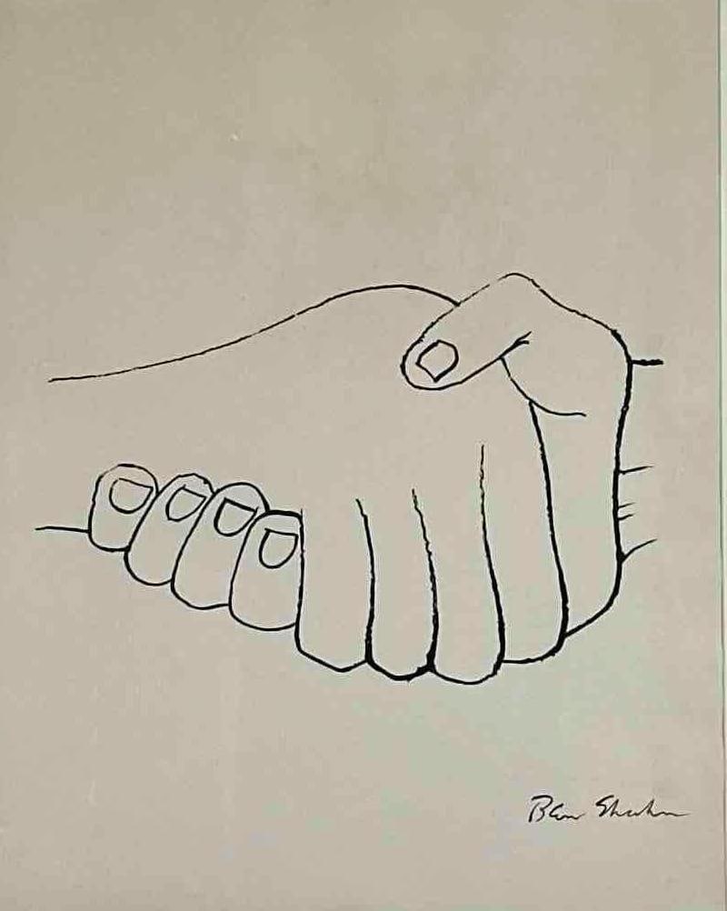 BEN SHAHN SIGNED RILKE PORTFOLIO LITHOGRAPH LIMITED EDITION OF 200 (1 of 7)