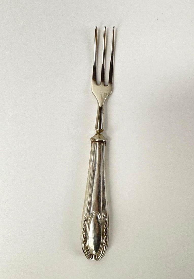 800 SILVER DESSERT FRUIT FLATWARE SET - 11