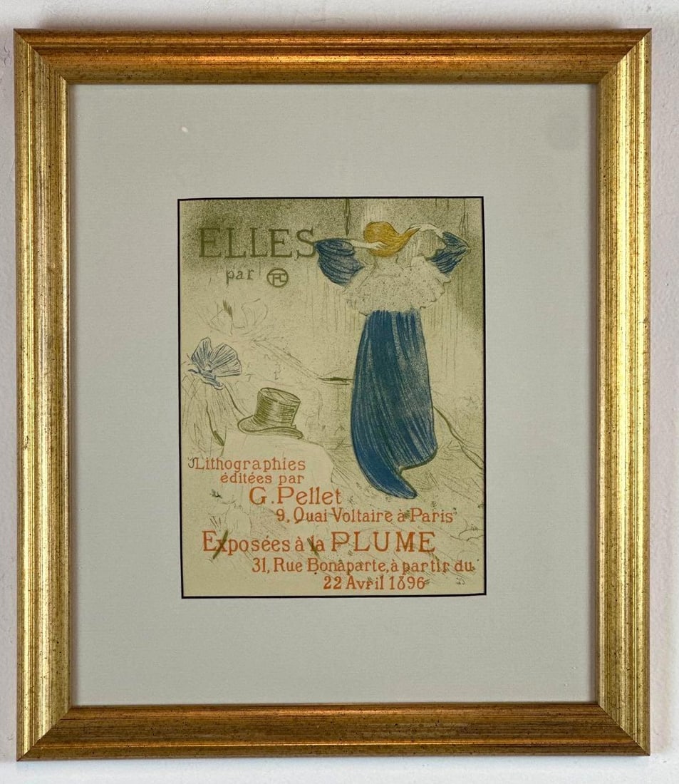 HENRI DE TOULOUSE-LAUTREC MOURLOT FRERES ELLES LITHOGRAPH (1 of 5)