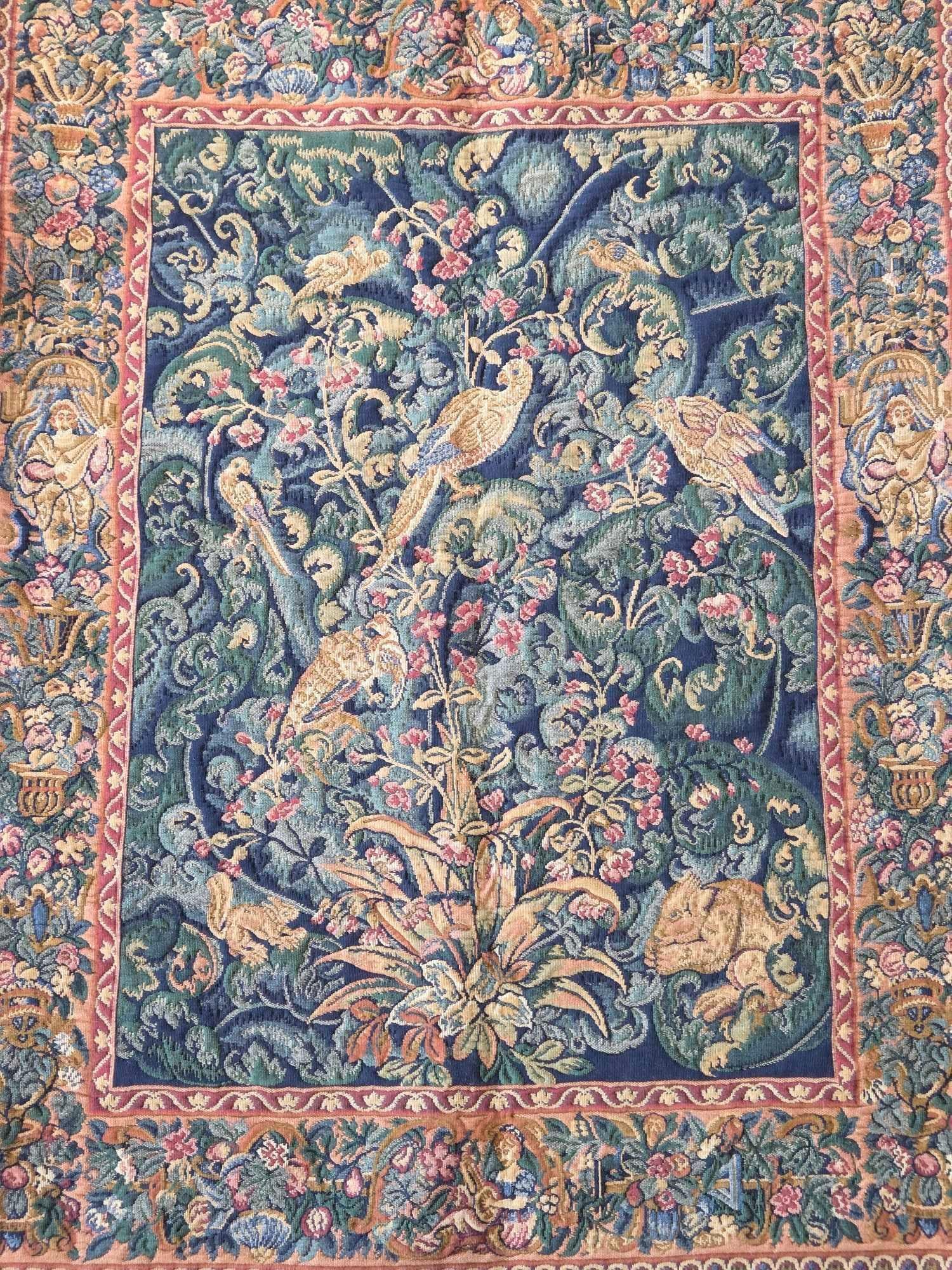 VINTAGE MACHINE LOOMED TAPESTRY (1 of 13)