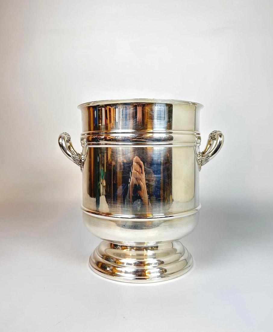 FRENCH CHRISTOFLE GALLIA SILVER-PLATED CHAMPAGNE BUCKET (2/2) (1 of 11)