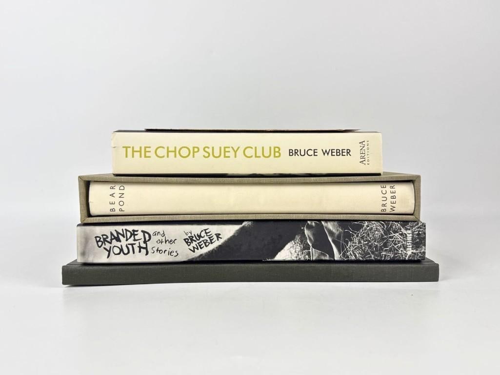BRUCE WEBER PHOTOGRAPHY BOOK LOT: BEAR POND, CHOP SUEY CLUB, BRANDED YOUTH, SHUFLY (1 of 20)