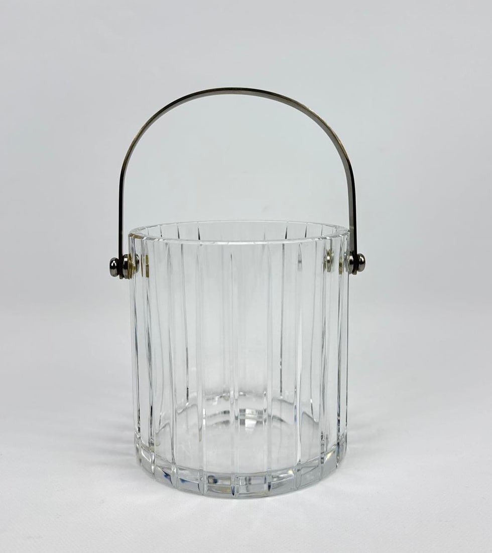 BACCARAT HARMONIE CRYSTAL SMALL ICE BUCKET WITH HANDLE (1 of 7)