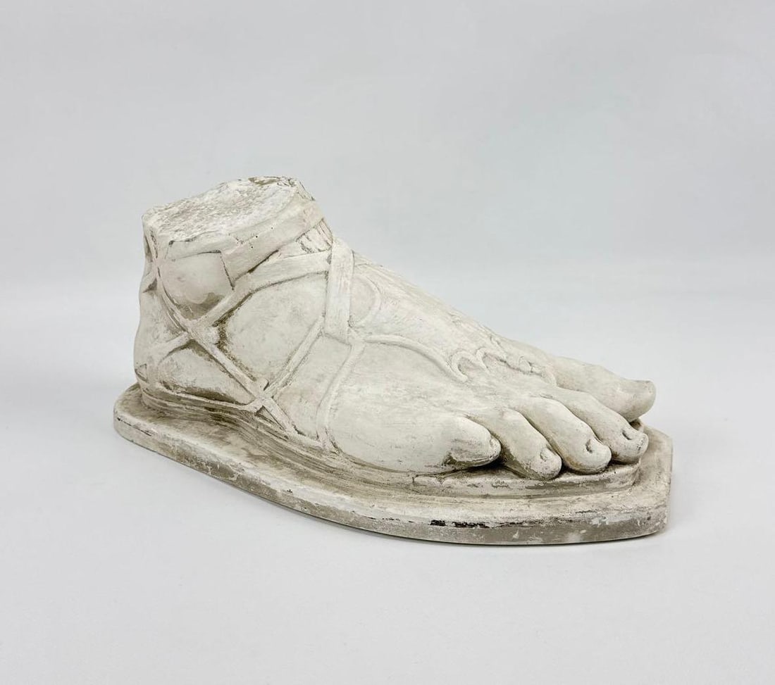VINTAGE PLASTER CAST OF THE FOOT OF HERMES (1 of 11)