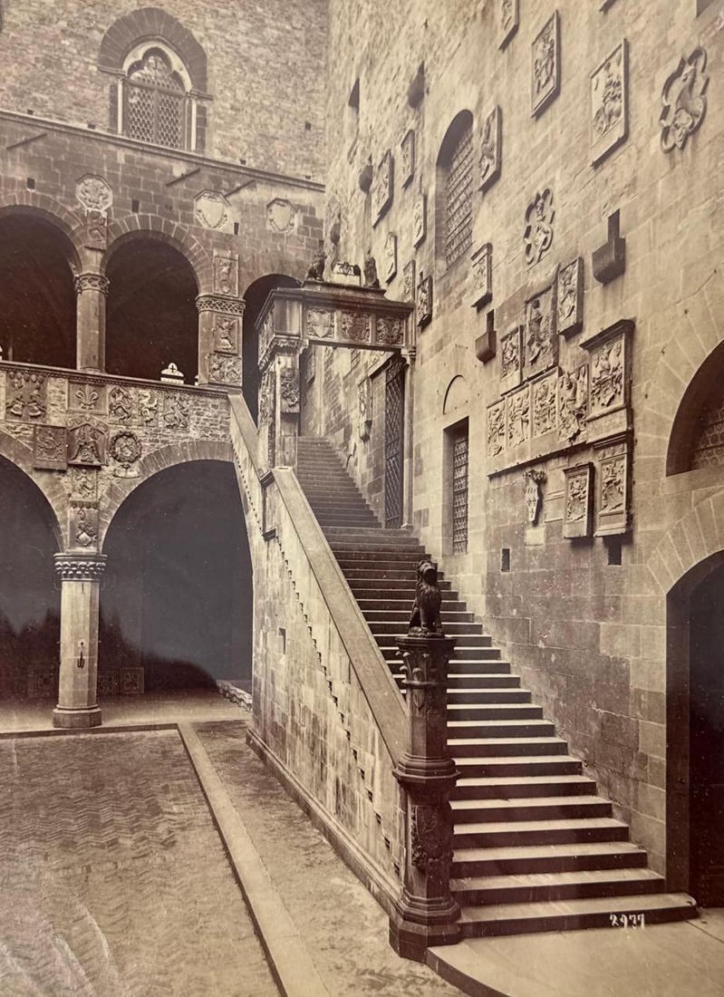 COLLECTION OF 24 FRATELLI ALINARI VINTAGE ITALIAN ARCHITECTURE AND ART ALBUMEN PRINTS: A set of images in protective sleeves. Approximate Dimensions: 7" x 9" Artist or Maker: Fratelli Aliniari and others Provenance: From a New York Collector
