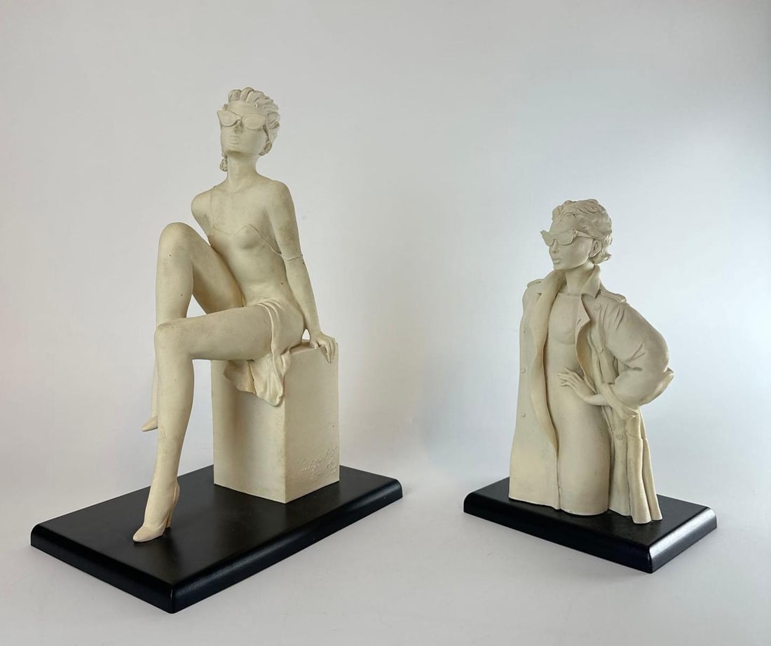 TWO ITALIAN SCULPTURES BY EMILIO CASAROTTO, DATED 1989 (1 of 12)