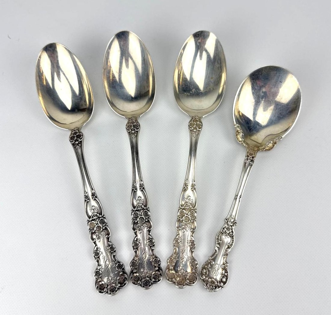 GORHAM BUTTERCUP STERLING SILVER SPOONS (1 of 12)