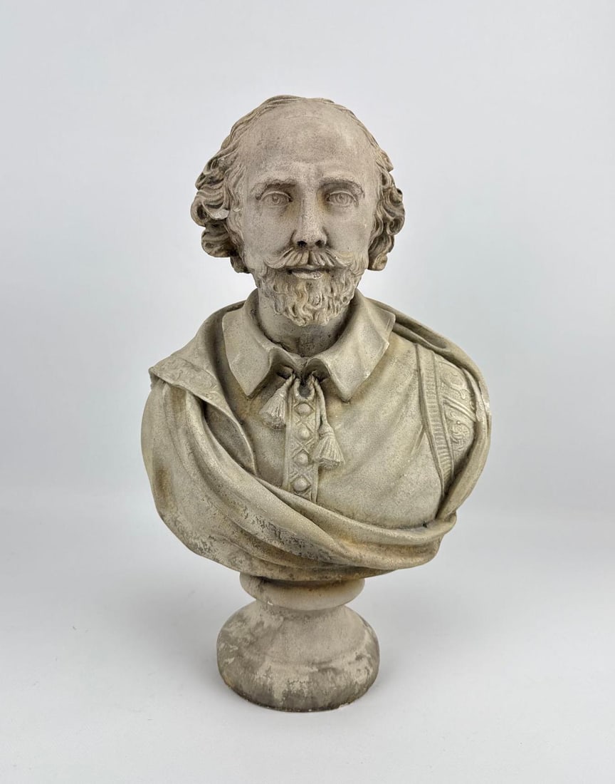 VINTAGE WILLIAM SHAKESPEARE COMPOSITION BUST (1 of 16)