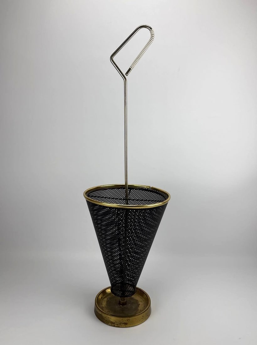 MATHIEU MATÉGOT PERFORATED "RIGITULLE" METAL UMBRELLA STAND (1 of 11)