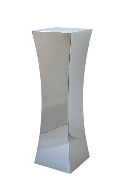 MEGARON CHROME MIRRORED PEDESTAL PLINTH (2 of 2) (1 of 11)