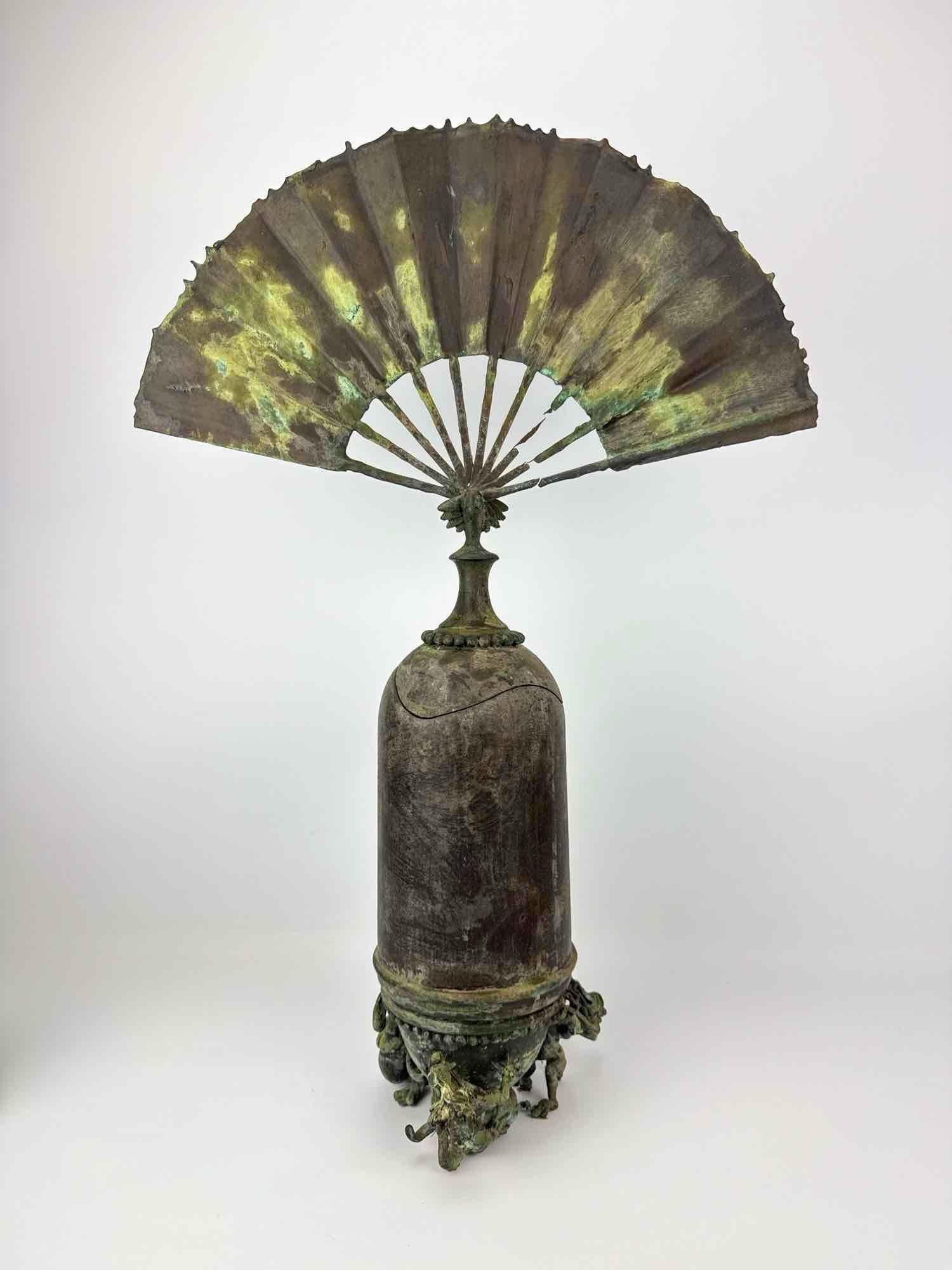 19TH CENTURY GOTHIC REVIVAL CHIMNEY ORNAMENT / FACE SCREEN WITH DRAGON BASE (1 of 20)
