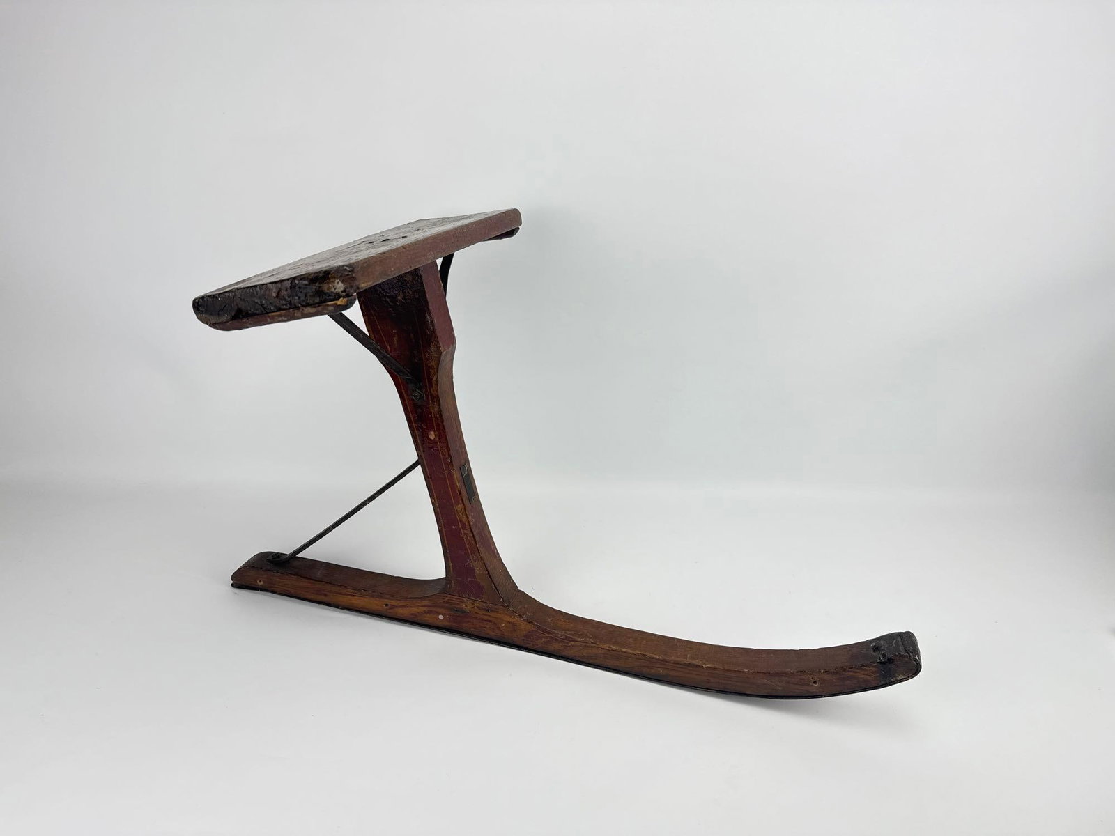 L.P. WOOD ATHLETIC OUTFITTERS ANTIQUE VERMONT JACK JUMPER SINGLE SKI RUNNER PART (1 of 13)