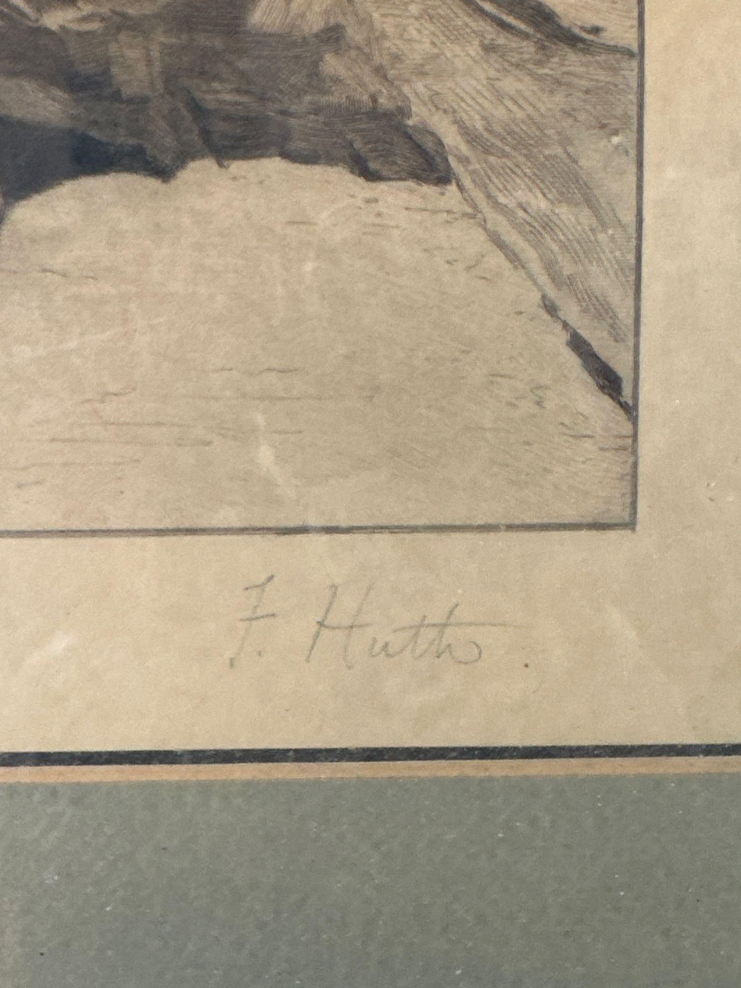 ANDERS ZORN SIGNED ETCHING "BAKING THE BREAD" - 6