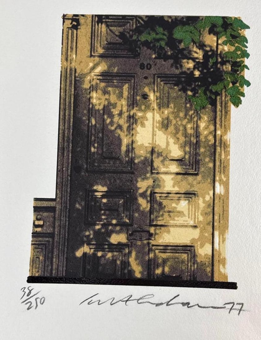 IVOR ABRAHAMS SIGNED LIMITED EDITION "OXFORD GARDENS" SCREENPRINT2 of 4) (1 of 4)