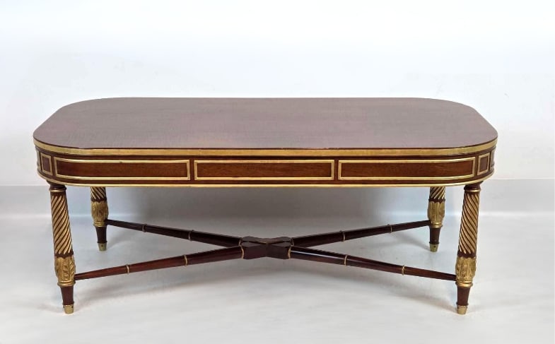 NEOCLASSICAL STYLE GILT COFFEE TABLE Salvatore Ferragamo provenance (1 of 13)