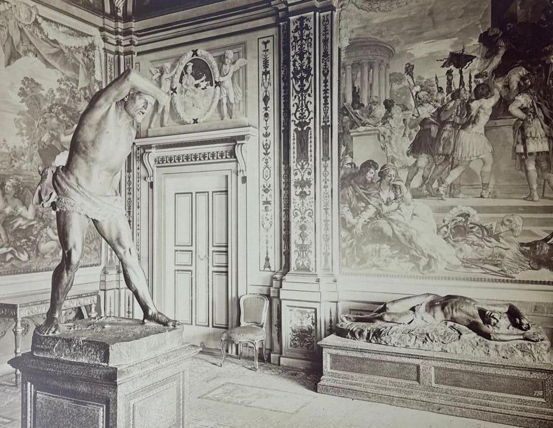 FRATELLI ALINARI FIRENZE VINTAGE ALBUMEN PRINT OF NEOCLASSICAL INTERIOR (1 of 7)