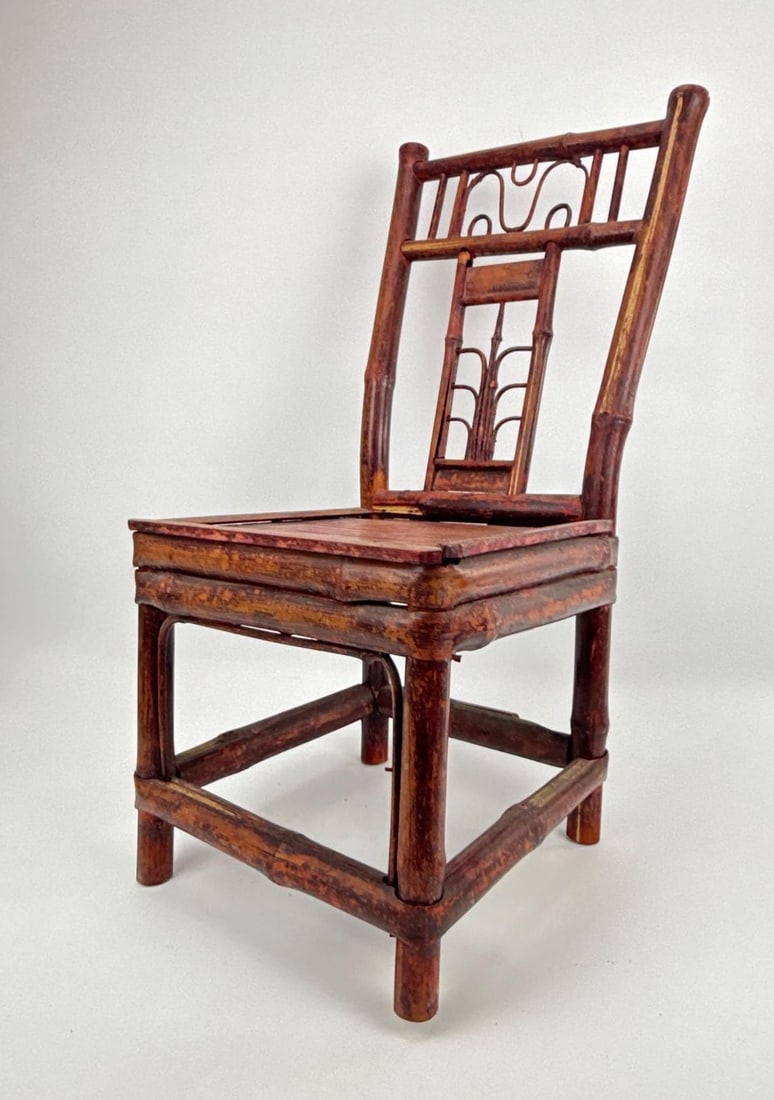 BAMBOO SCALE MODEL MINIATURE CHAIR (1 of 9)