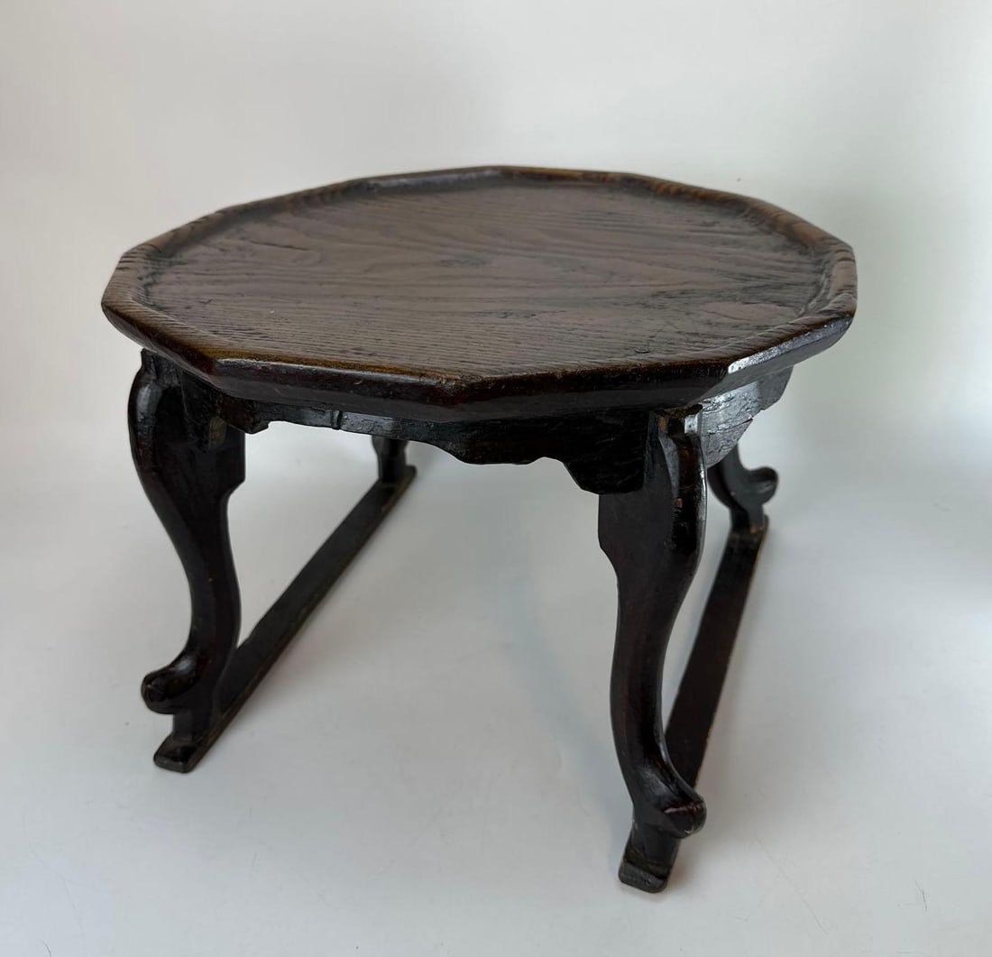 ANTIQUE KOREAN LACQUERED WOOD SOBAN TRAY TABLE - JOSEON PERIOD? (1 of 10)