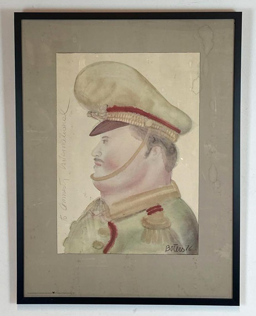 FERNANDO BOTERO EXHIBITION POSTER "TO AMNESTY INTERNATIONAL" (1 of 7)