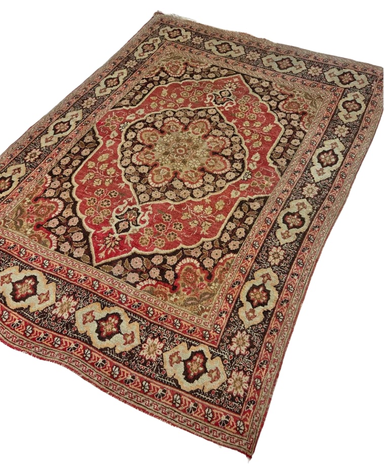 VINTAGE HAND-KNOTTED PERSIAN WOOL AREA RUG (1 of 17)