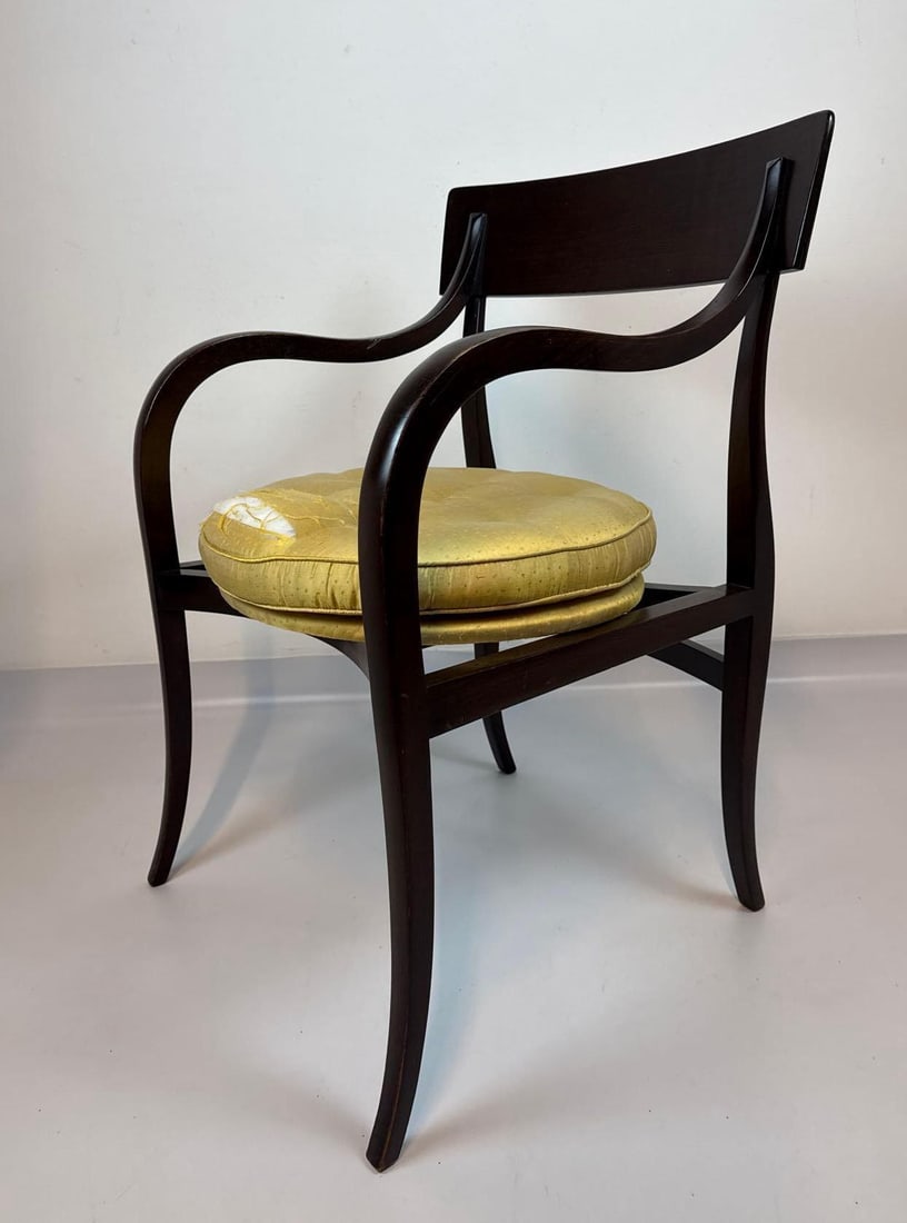 EDWARD WORMLEY FOR DUNBAR ALEXANDRIA MAHOGANY ARMCHAIR (1 of 12)