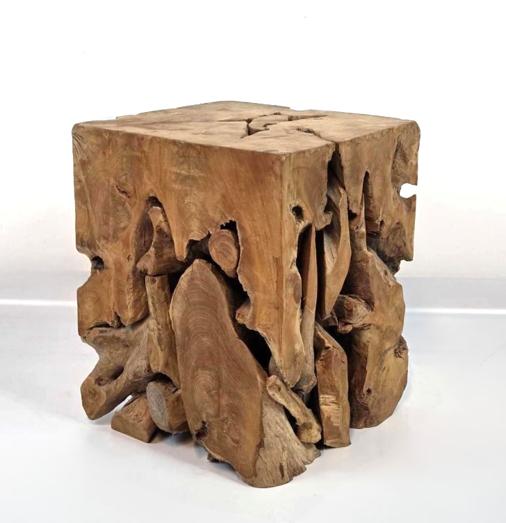 TWISTED TEAK ROOT SIDE TABLE (1 of 9)