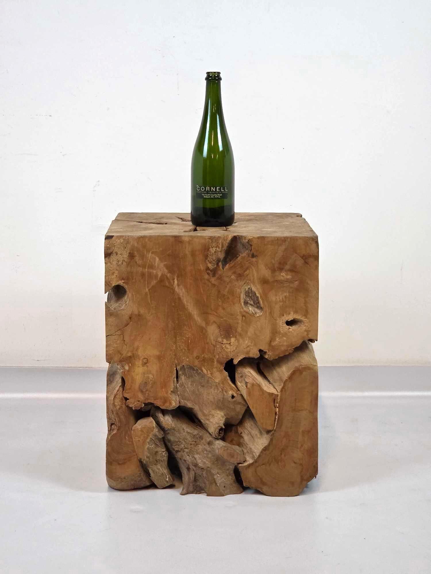 TWISTED TEAK ROOT SIDE TABLE - 6