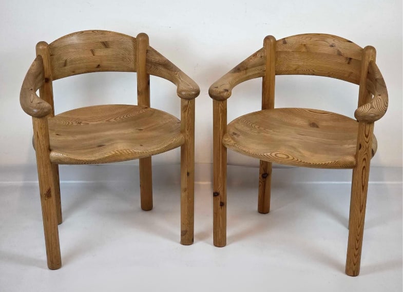 PAIR OF RAINER DAUMILLER SOLID PINE ARMCHAIRS FOR GUBI (1 of 15)