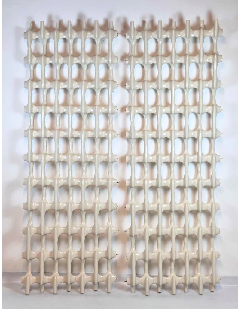 MID CENTURY POLYCARBONATE LARGE TWO PANEL ROOM DIVIDER PANELS (1 OF 3) (1 of 16)
