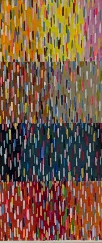 CONTEMPORARY MIRO FITZGERALD SIGNED ABSTRACT IMPRESSIONIST PAINTING (1 of 6)
