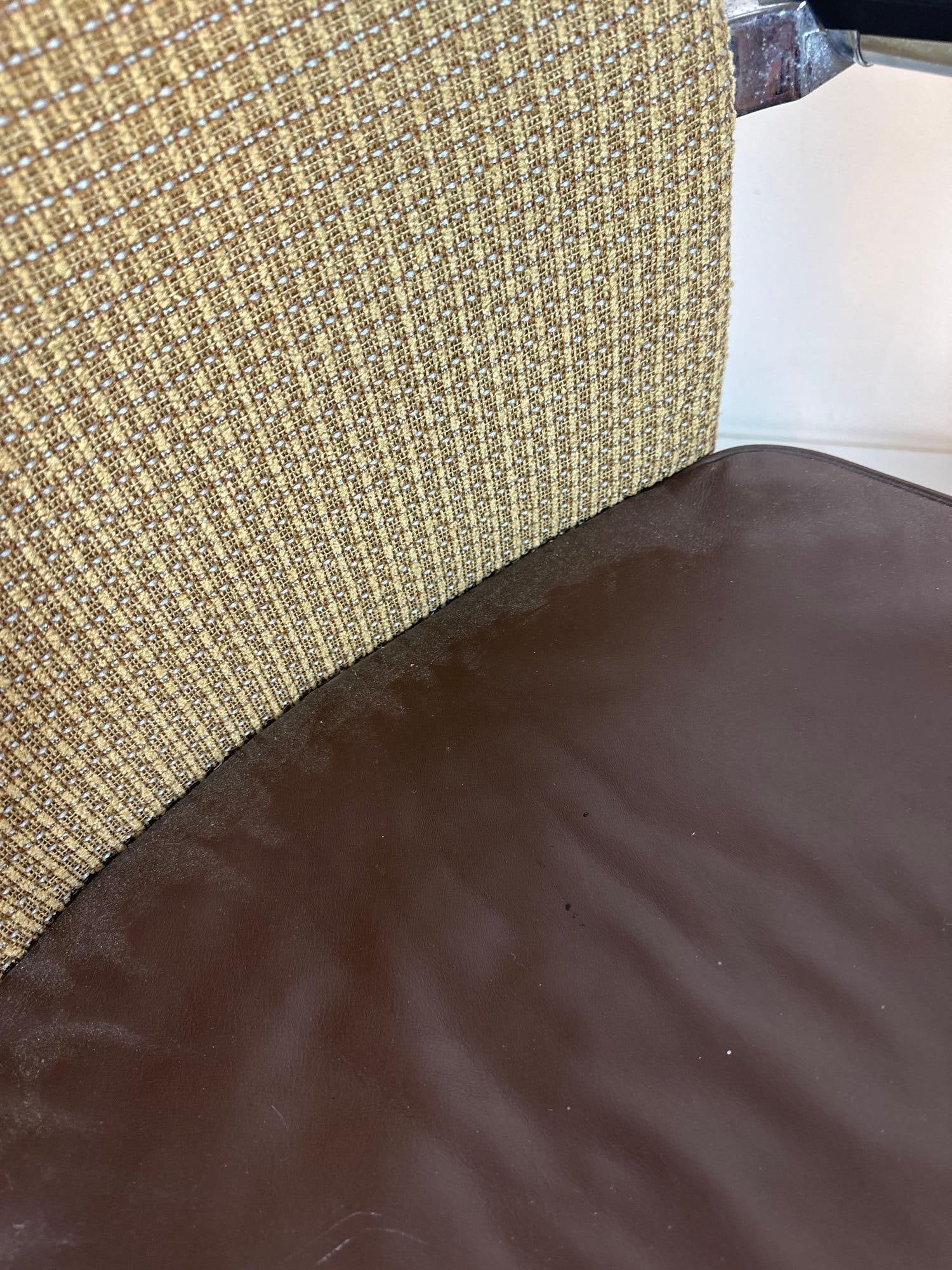 SET OF 4 VINTAGE HAWORTH CHROME CANTILEVER ARMCHAIRS MID-CENTURY MODERN STYLE - 7