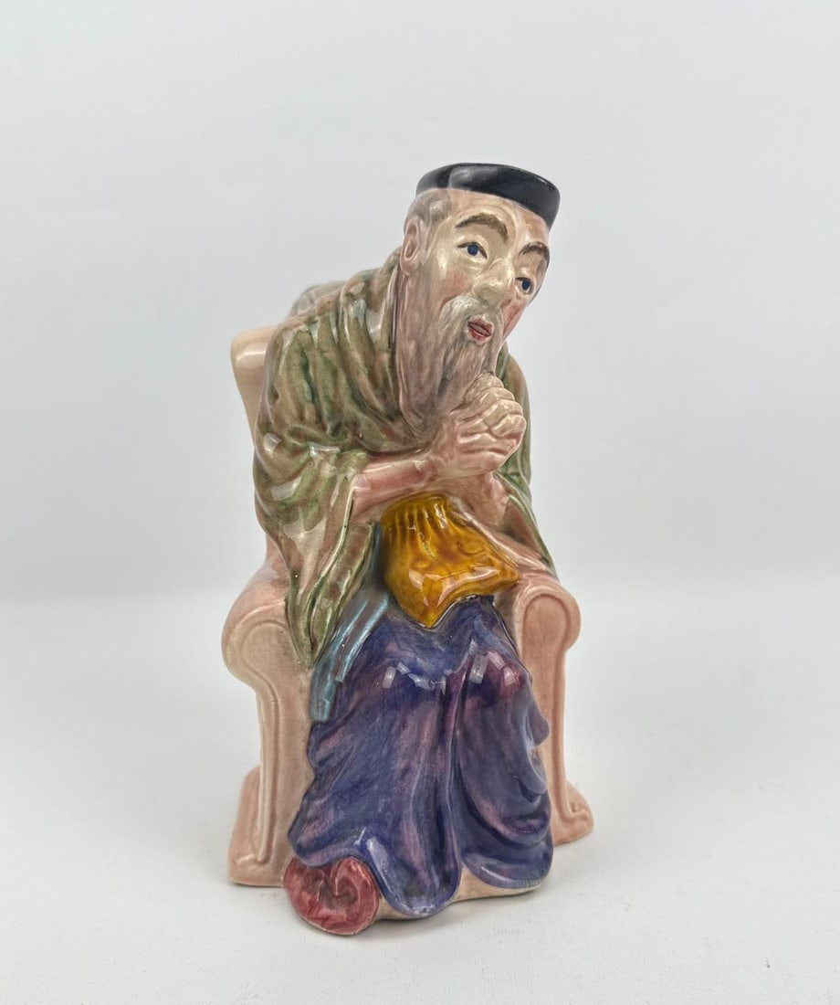 VINTAGE ENGLISH MELBA WARE SHYLOCK CHARACTER TOBY JUG (1 of 7)