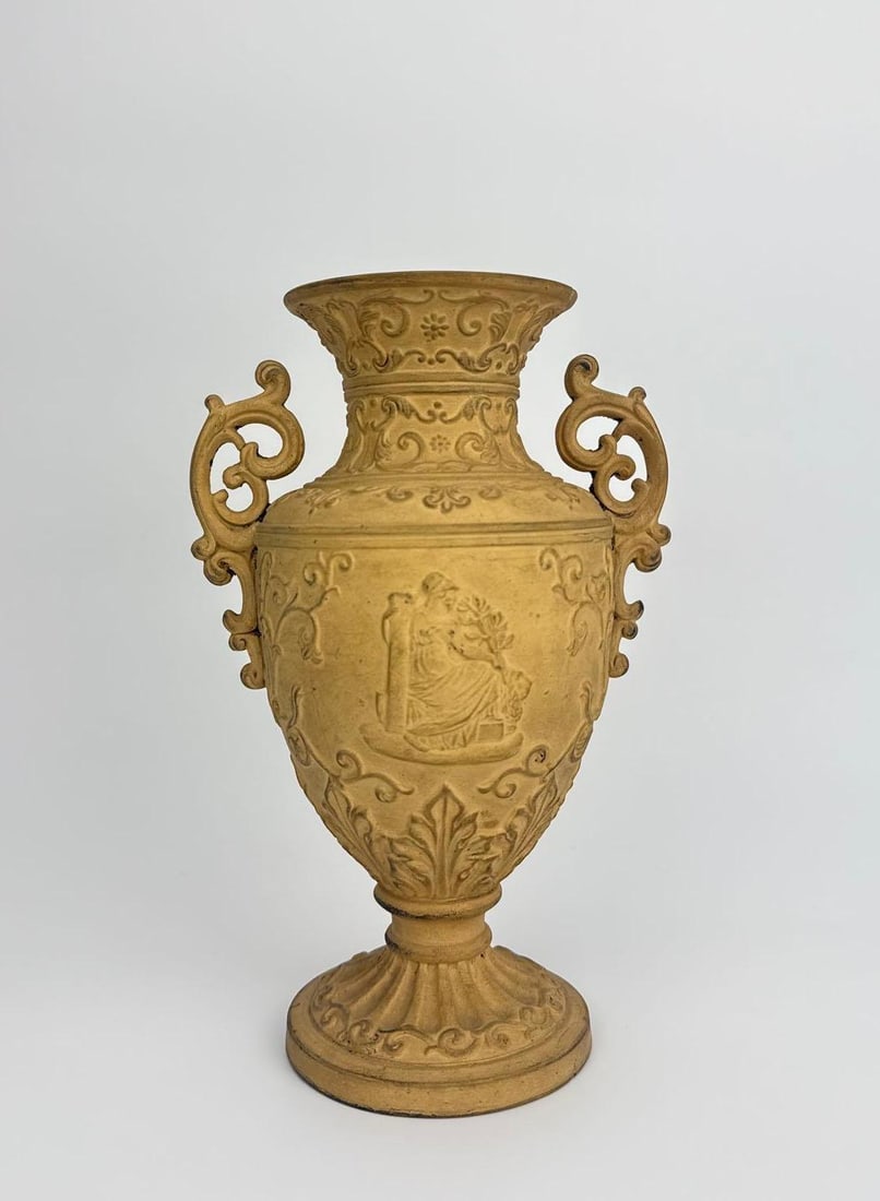GERBING & STEPHAN GRECIAN/ROMAN NEOCLASSICAL TERRACOTTA VASE (1 of 14)