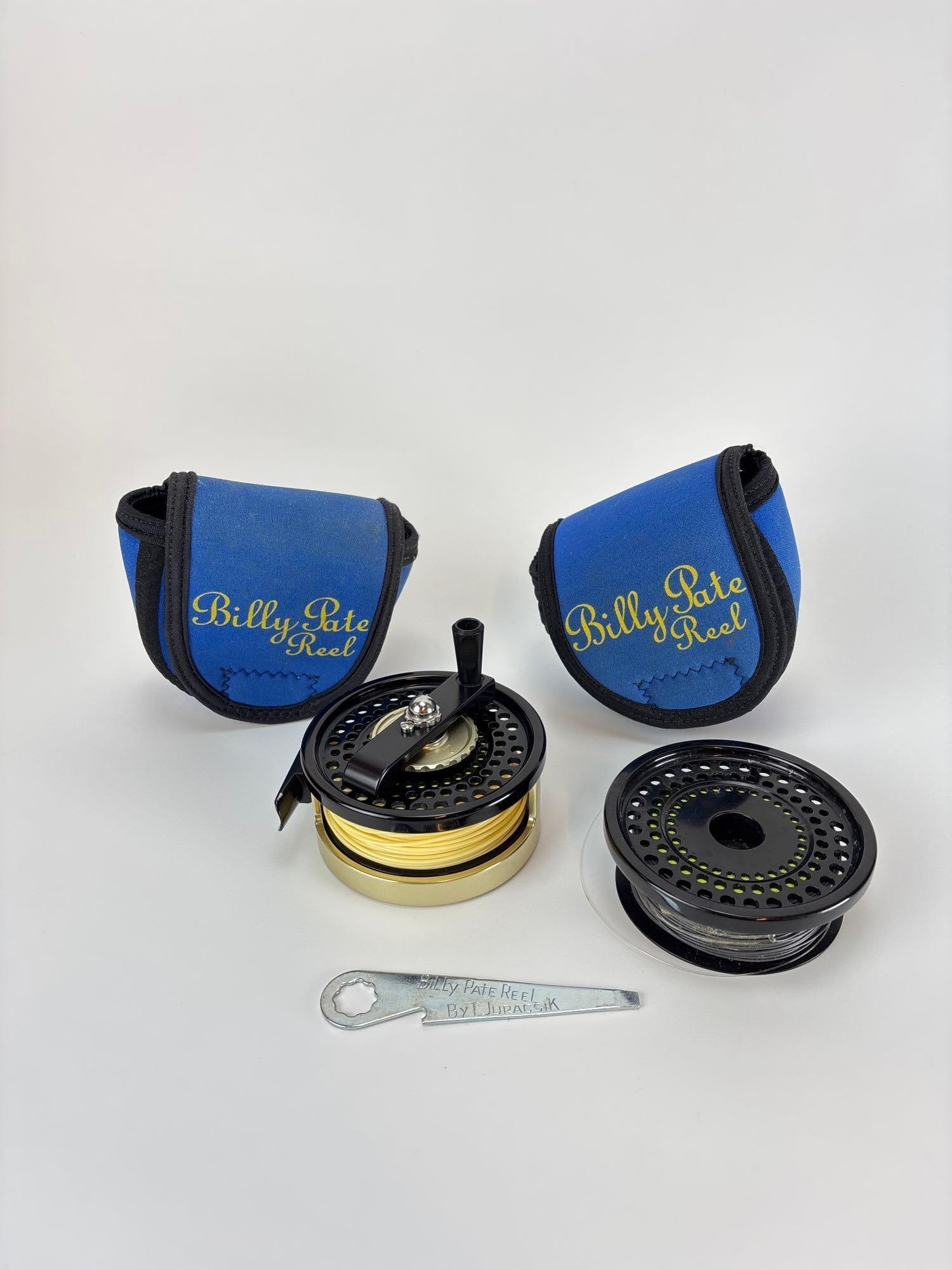 BILLY PATE BY TED JURACSIK BONEFISH ANTI-REVERSE RIGHT-HAND FLY REEL WITH SPARE SPOOL (1 of 11)
