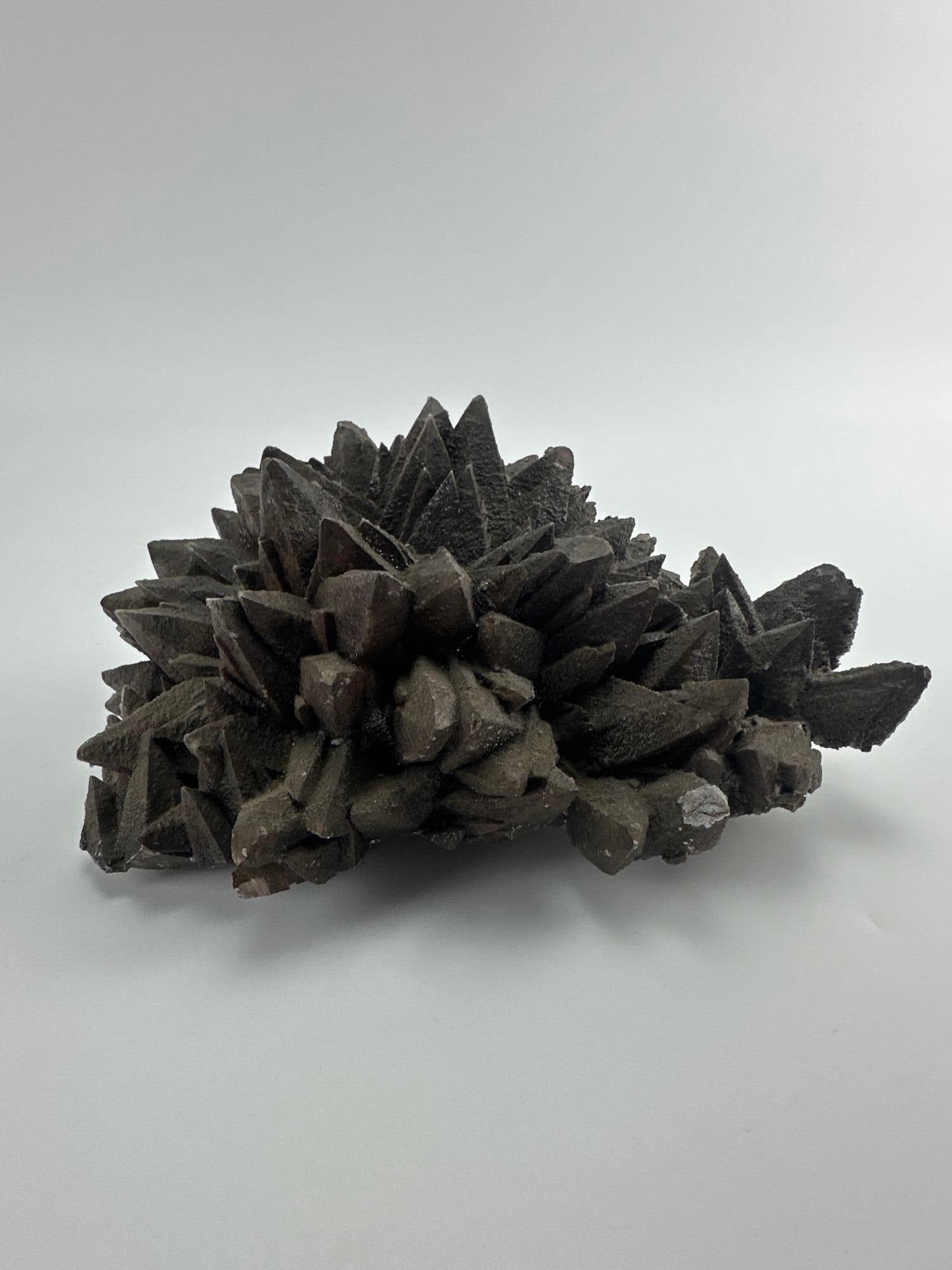 LARGE 9 INCH NATURAL DARK DOGTOOTH CALCITE CRYSTAL CLUSTER SPECIMEN (1 of 5)