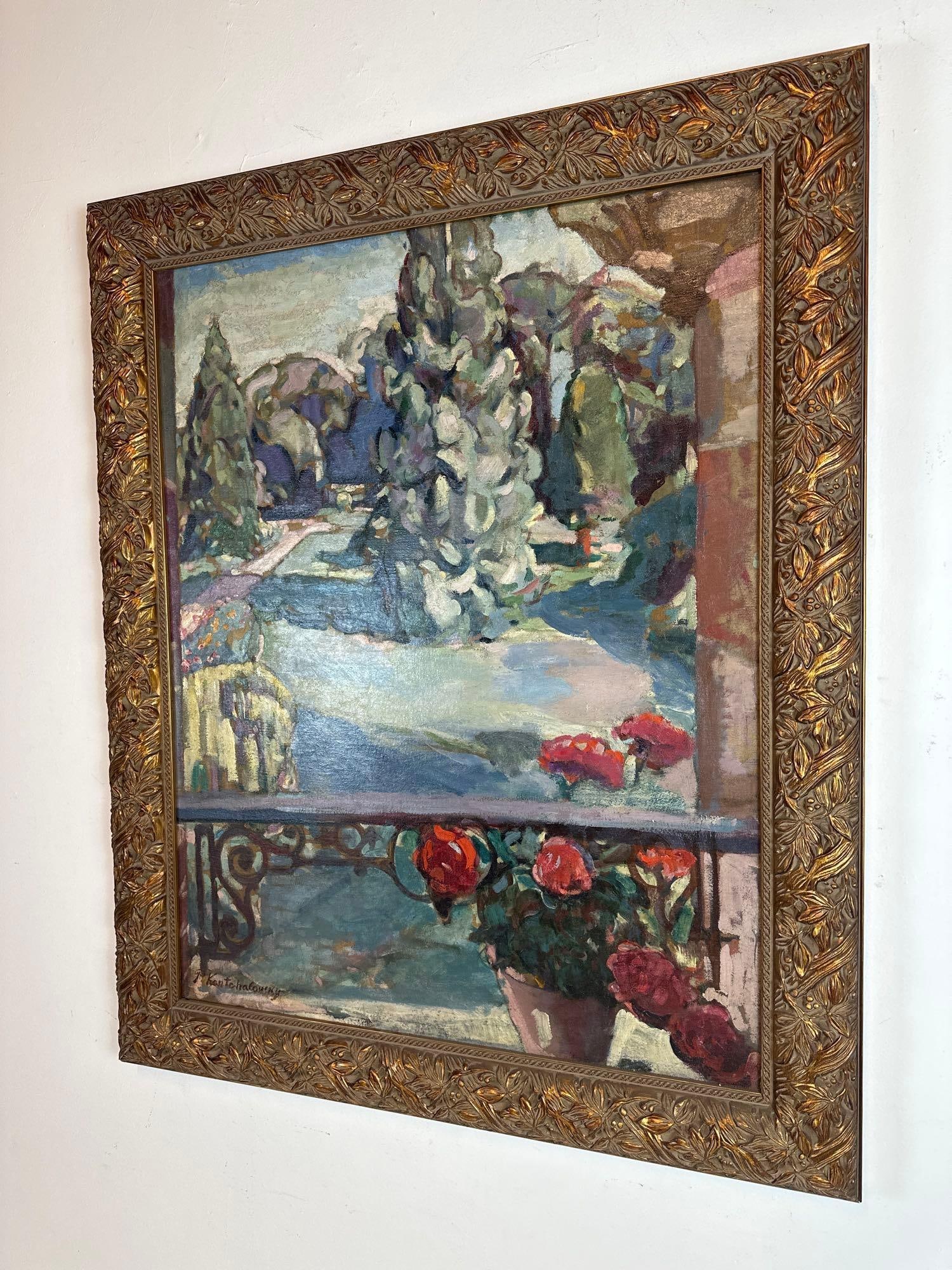 PYOTR PETROVICH KONCHALOVSKY RUSSIAN STILL LIFE OIL PAINTING GILT FRAME - 5