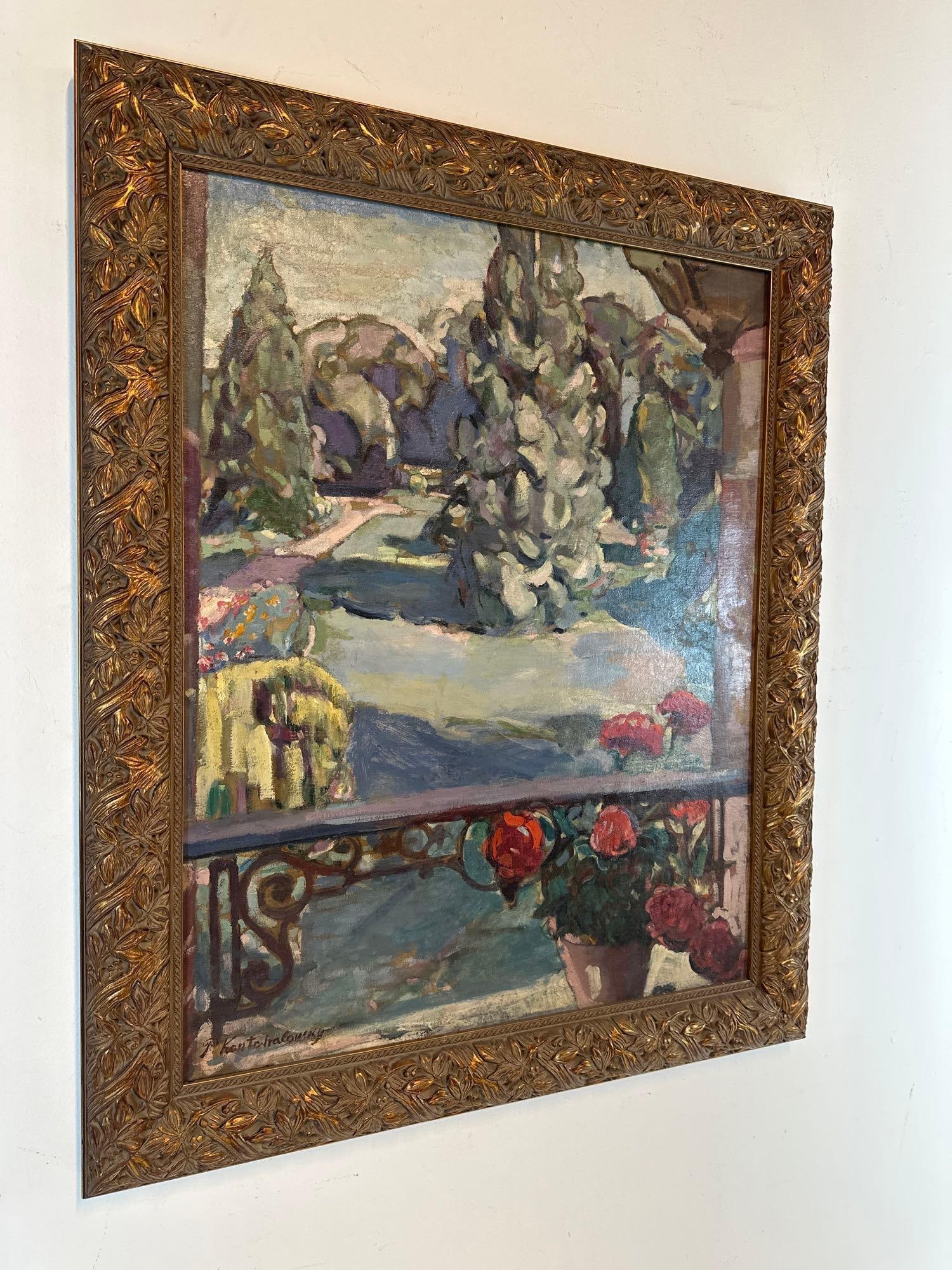 PYOTR PETROVICH KONCHALOVSKY RUSSIAN STILL LIFE OIL PAINTING GILT FRAME - 6